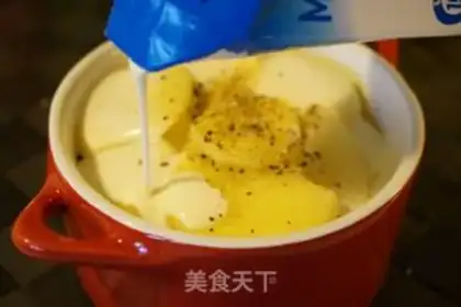 Make French potato cream step 4
