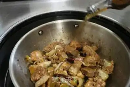 Make Xinjiang chicken step 6