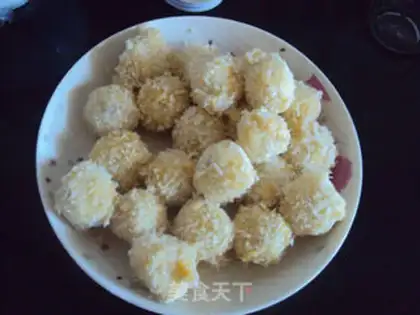 Make Tomato gold ball step 8