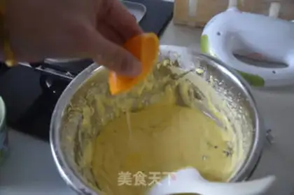 Make Orange cranberry cake step 6