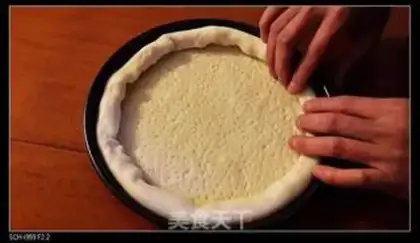 Make Black pepper chicken Dish Pizza step 22