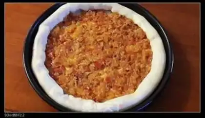 Make Black pepper chicken Dish Pizza step 23
