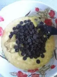 Make Butter-free bananas with chocolate bean step 4