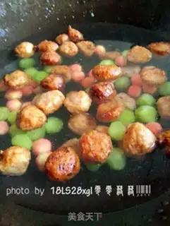 Make Colored ball soup step 5