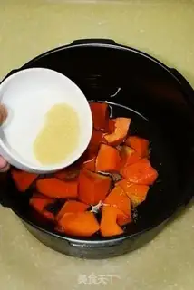 Make Pumpkin porridge step 3