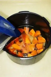 Make Pumpkin porridge step 4