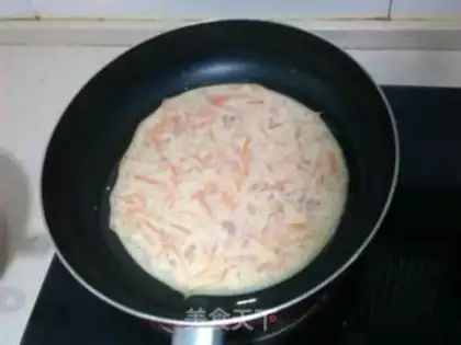 Make Carrots and eggcakes step 4