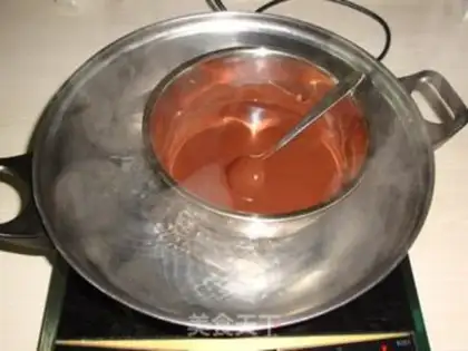 Make Psalm nut chocolate step 1