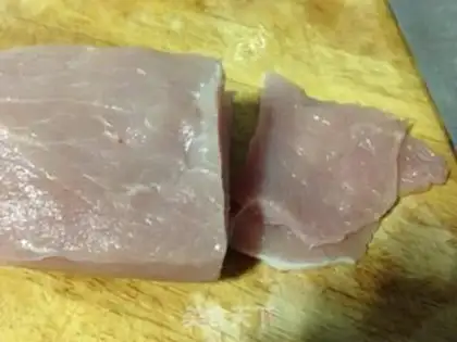 Make Black pepper pork rice step 0