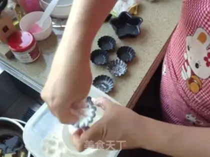 Make Chocolate lava cake step 3