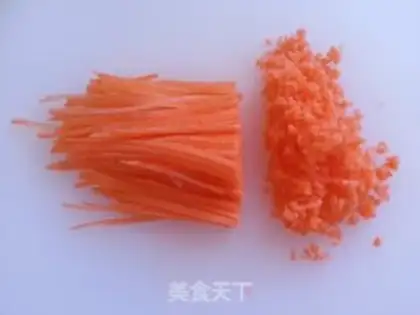 Make Korean egg rolls step 1