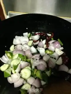Make Black pepper pork rice step 6