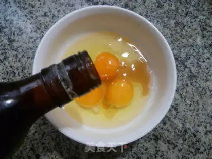 Make Plums, black-mucked eggs step 1