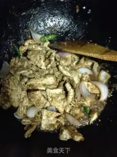 Make Black pepper pork rice step 7