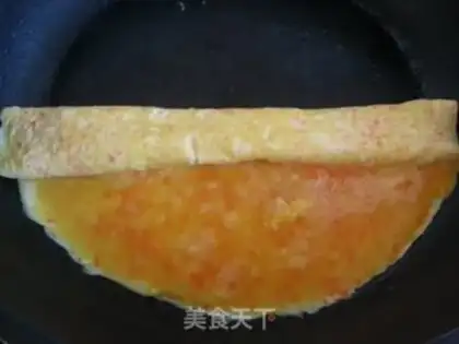 Make Korean egg rolls step 4