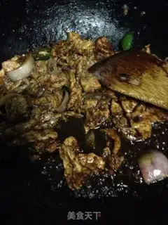 Make Black pepper pork rice step 8