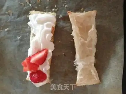 Make Strawberry butter Napoleon step 4