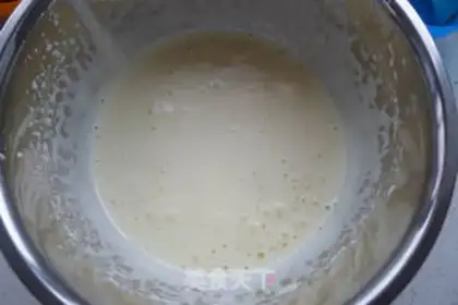 Make Blueberry cheese brownie step 2