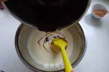 Make Blueberry cheese brownie step 4