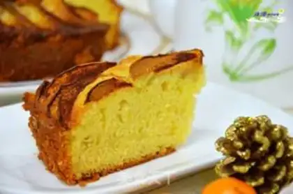 Make English apple cake step 12