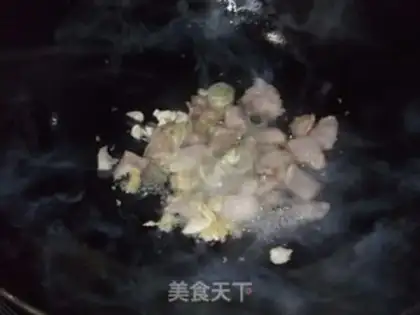 Make And soy tofu burns the meat step 3