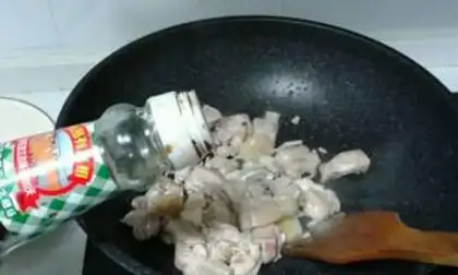 Make Chicken stew mushrooms step 6