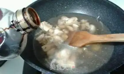 Make Chicken stew mushrooms step 8