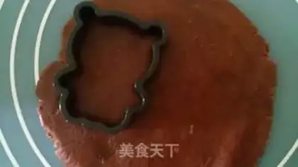 Make Panda cookies step 4