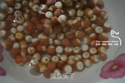 Make Rice lilies for chicken heads step 1