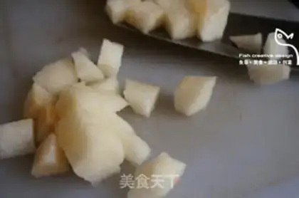 Make Rice lilies for chicken heads step 5