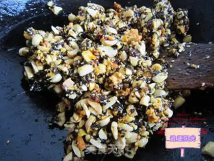 Make Sesame peanut sugar step 6