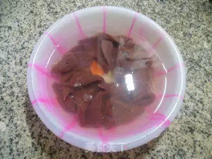 Make Onion fried liver step 2