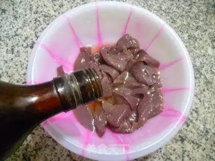 Make Onion fried liver step 4