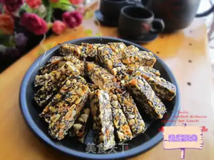 Make Sesame peanut sugar step 9