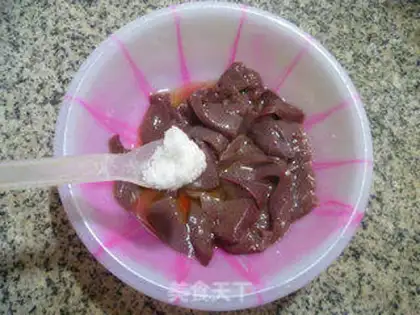 Make Onion fried liver step 5