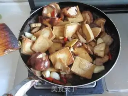 Make A dry pot with tofu step 8