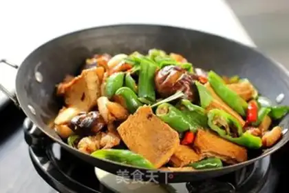 Make A dry pot with tofu step 11