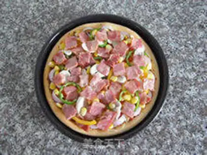 Make Bacon Garden Pizza step 12