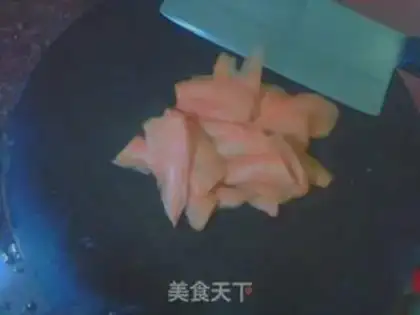 Make Five-flower fried hand tore olives step 0