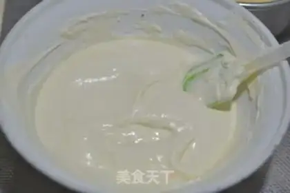 Make The durian mousse cake step 8