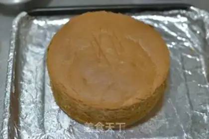 Make The durian mousse cake step 9