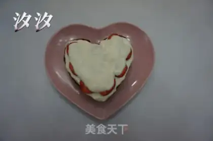 Make Strawberry cream chocolate cake step 16