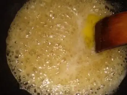 Make Sesame peanut sugar step 2