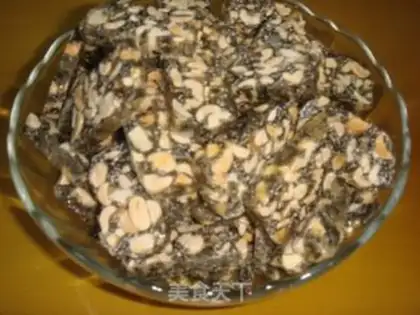 Make Sesame peanut sugar step 6