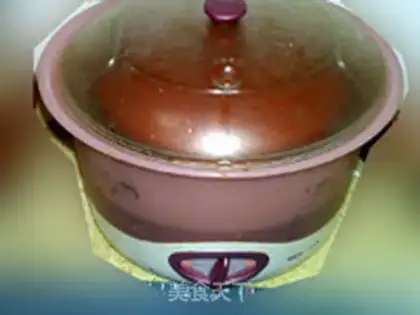 Make Ice cream and yellow congee step 5