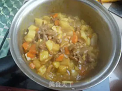 Make lamb curry step 6