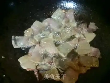 Make Garlic meat step 3