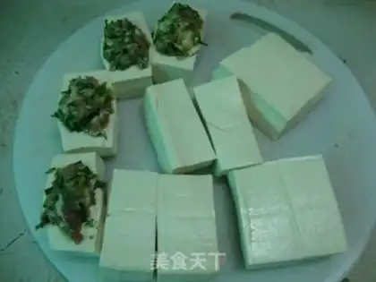 Make Sapling tofu and eggs step 7