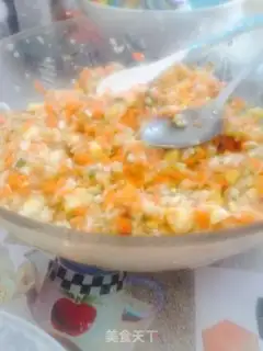 Make Corn carrot dumplings step 1