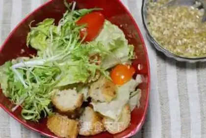 Make Bread salad step 3